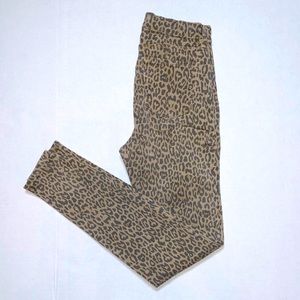Cheetah print high rise Jeggings